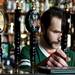 An Arbor Brewing Company bartender pours a drink on Sunday, March 17. Daniel Brenner I AnnArbor.com